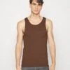 Pier One 3Pck Skin Tone Rib Vest- Camiseta Interior - Brown -Pier One f831edf05e5a4b6e8d217ba9609b95d2