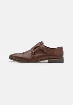 Pier One Leather - Mocasines - Brown