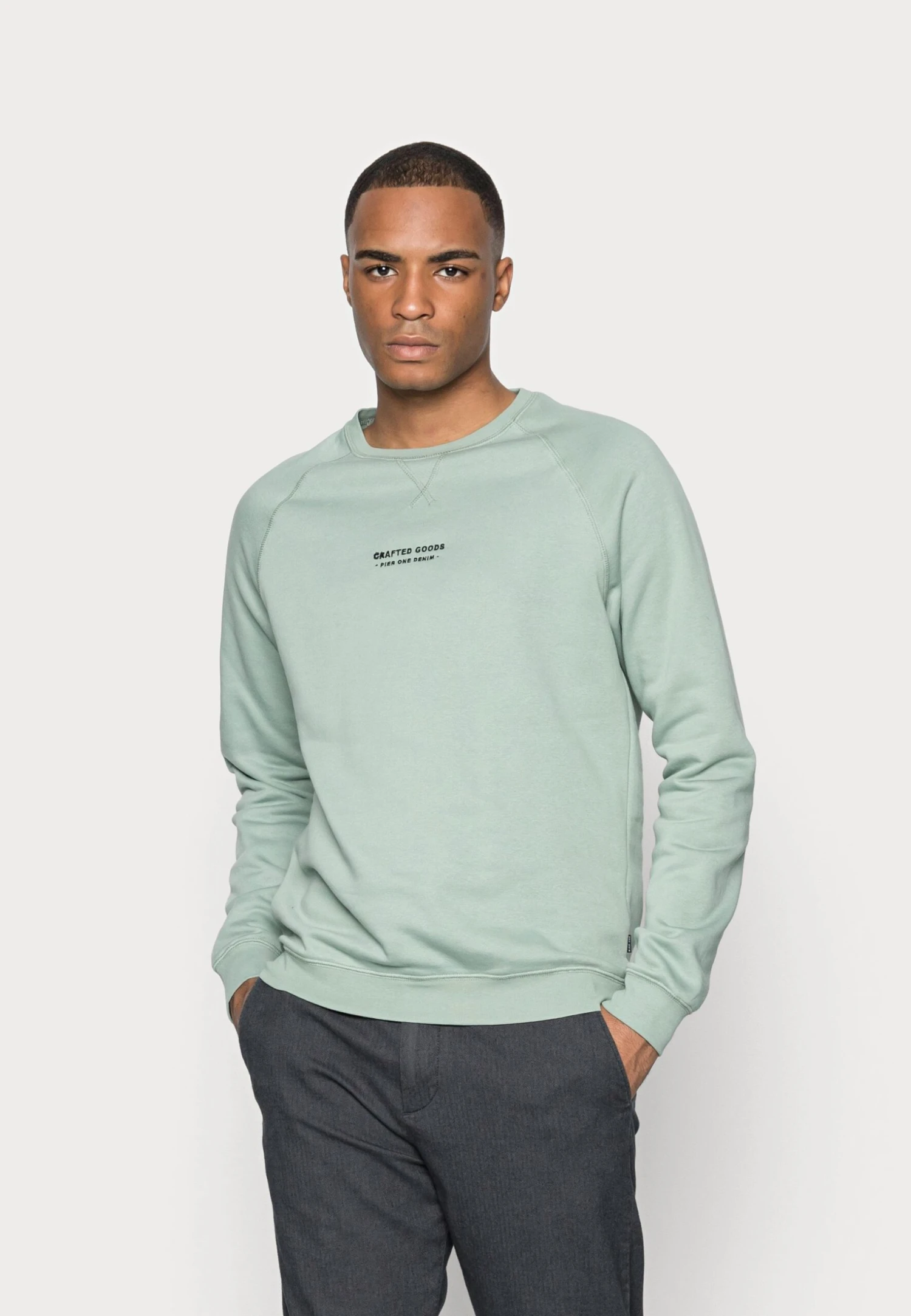 Pier One Crafted Goods Crew - Sudadera - Green 3 Pier One Crafted Goods Crew - Sudadera - Green
