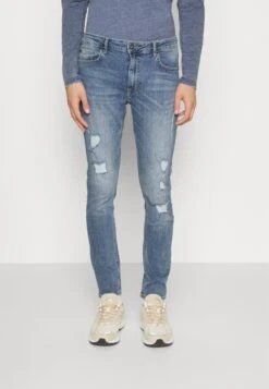 Pier One Vaqueros Pitillo - Dark Blue Denim